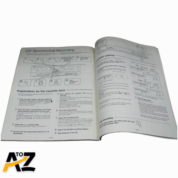 Technics Electronic Components SD-S2200 Operating Instructions Owner's Manual Or - Picture 10 of 12